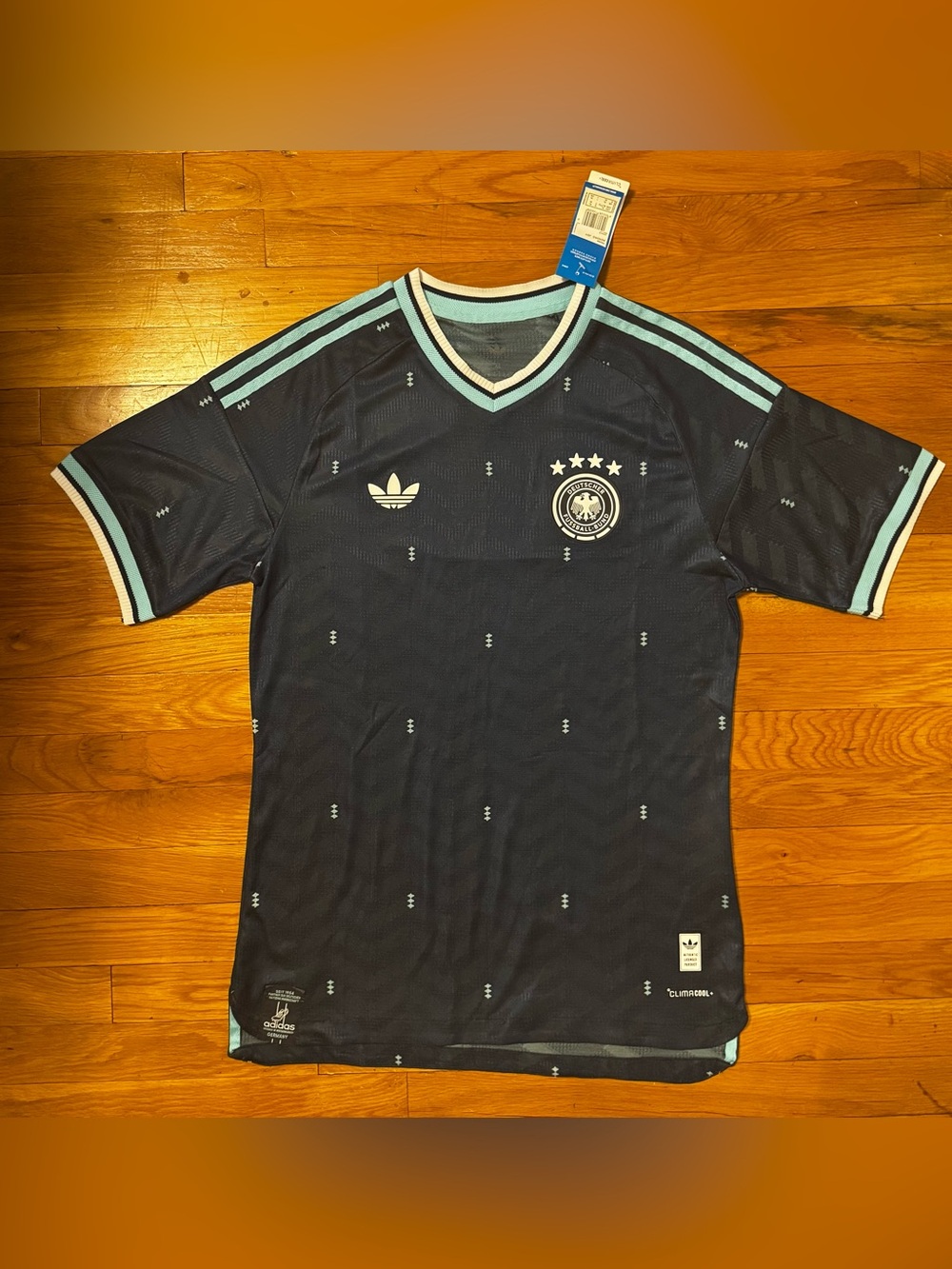 NWT Adidas Germany 2026 World Cup Away Authentic Jersey XL Navy